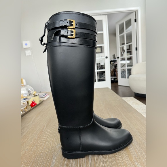 Authentic Burberry Riding Rain Boots - Picture 7 of 7